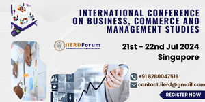 Business, Commerce and Management Studies Conference in Singapore
